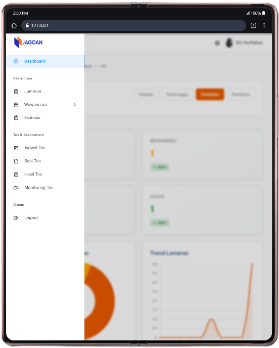 Jagoan Karier - Tablet View